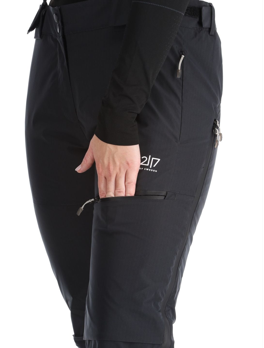 2117 of Sweden, Nausta ski pants women Black black 