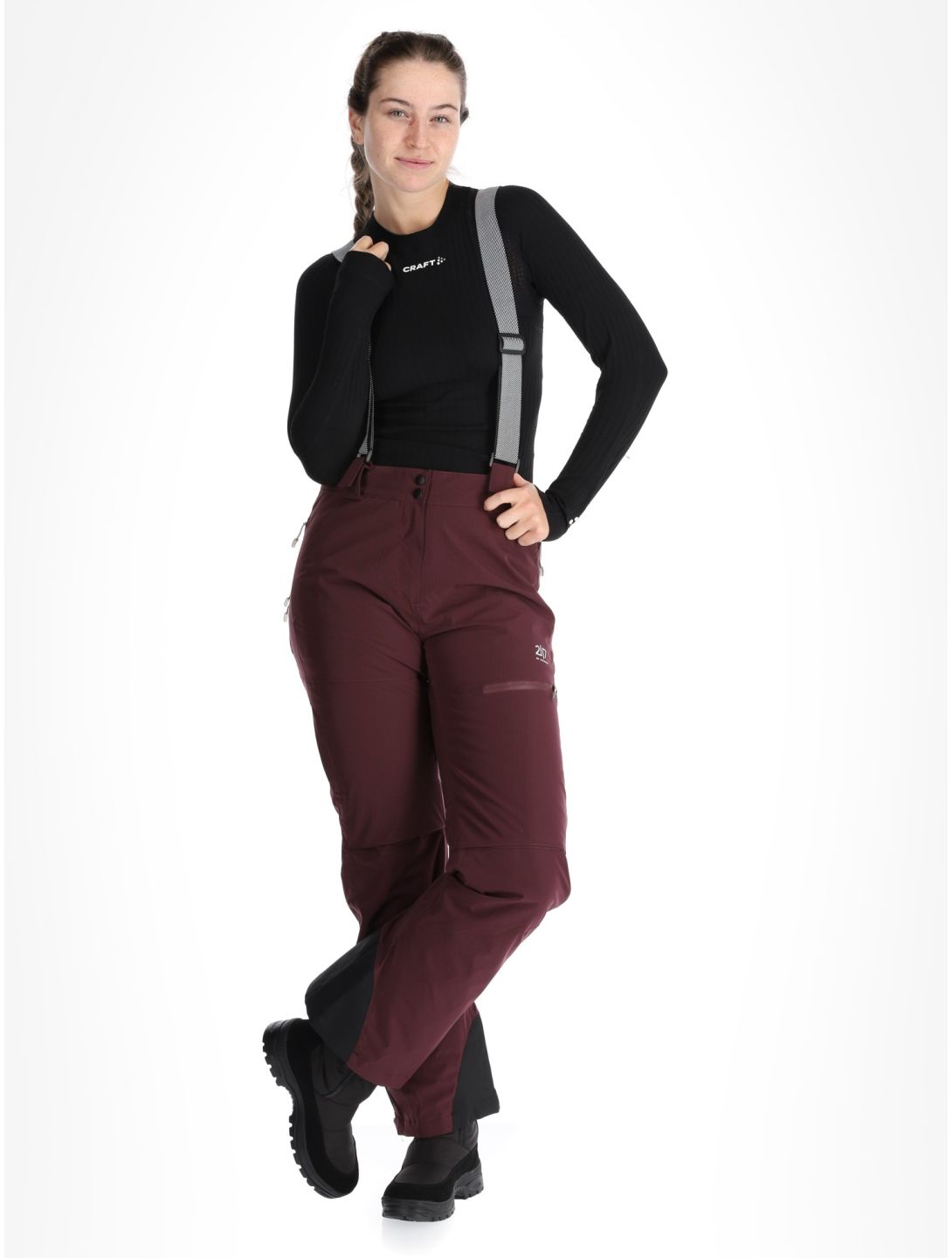 2117 of Sweden, Nausta ski pants women Dk Plum purple 