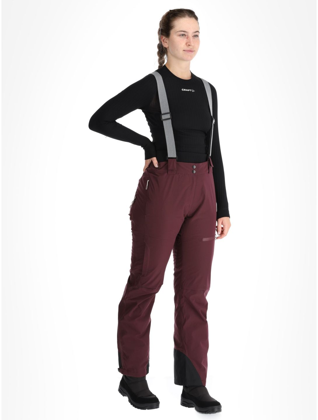 2117 of Sweden, Nausta ski pants women Dk Plum purple 