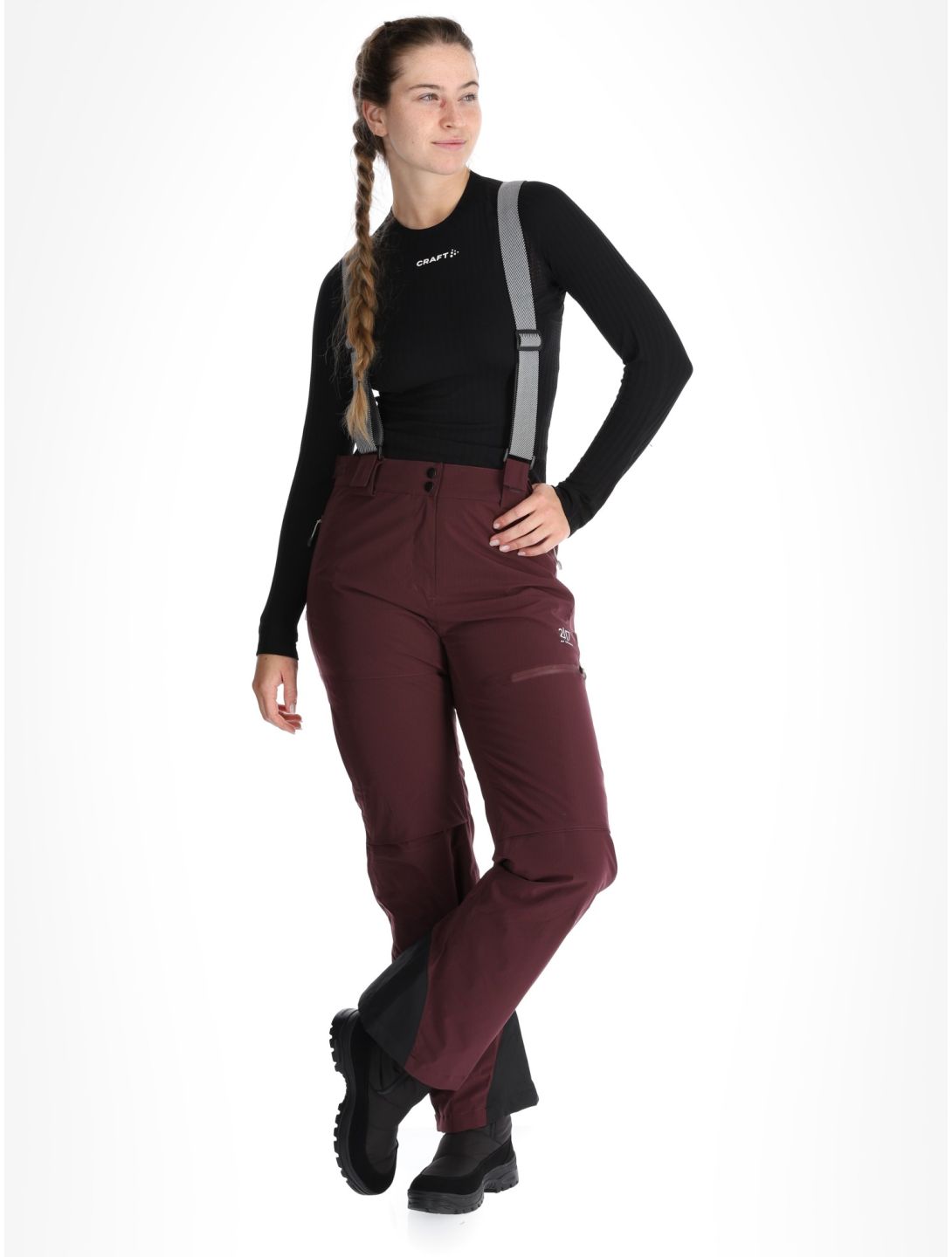 2117 of Sweden, Nausta ski pants women Dk Plum purple 