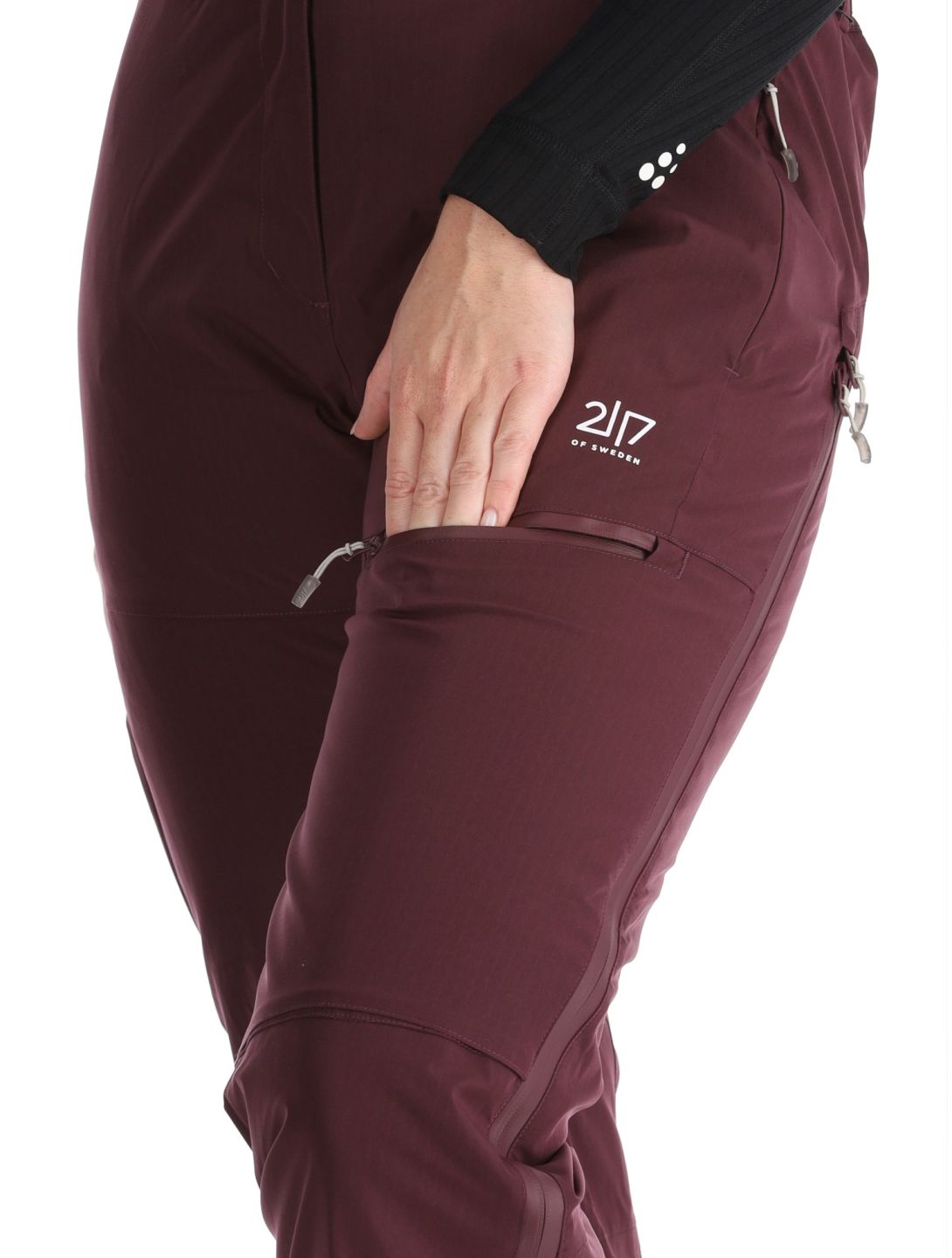 2117 of Sweden, Nausta ski pants women Dk Plum purple 