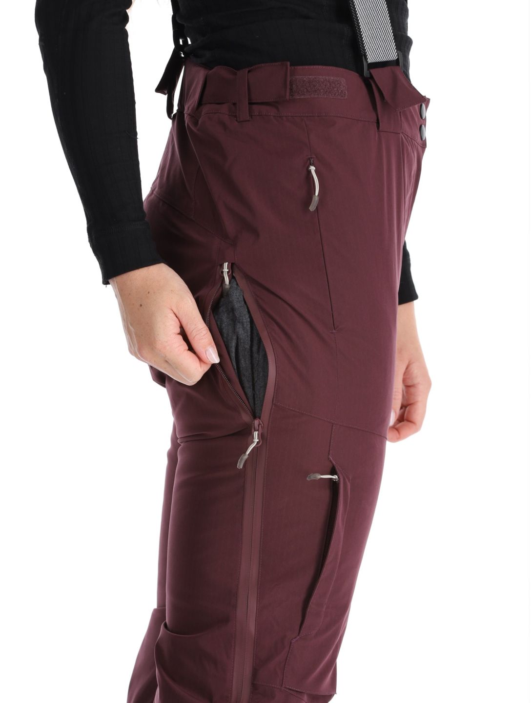 2117 of Sweden, Nausta ski pants women Dk Plum purple 