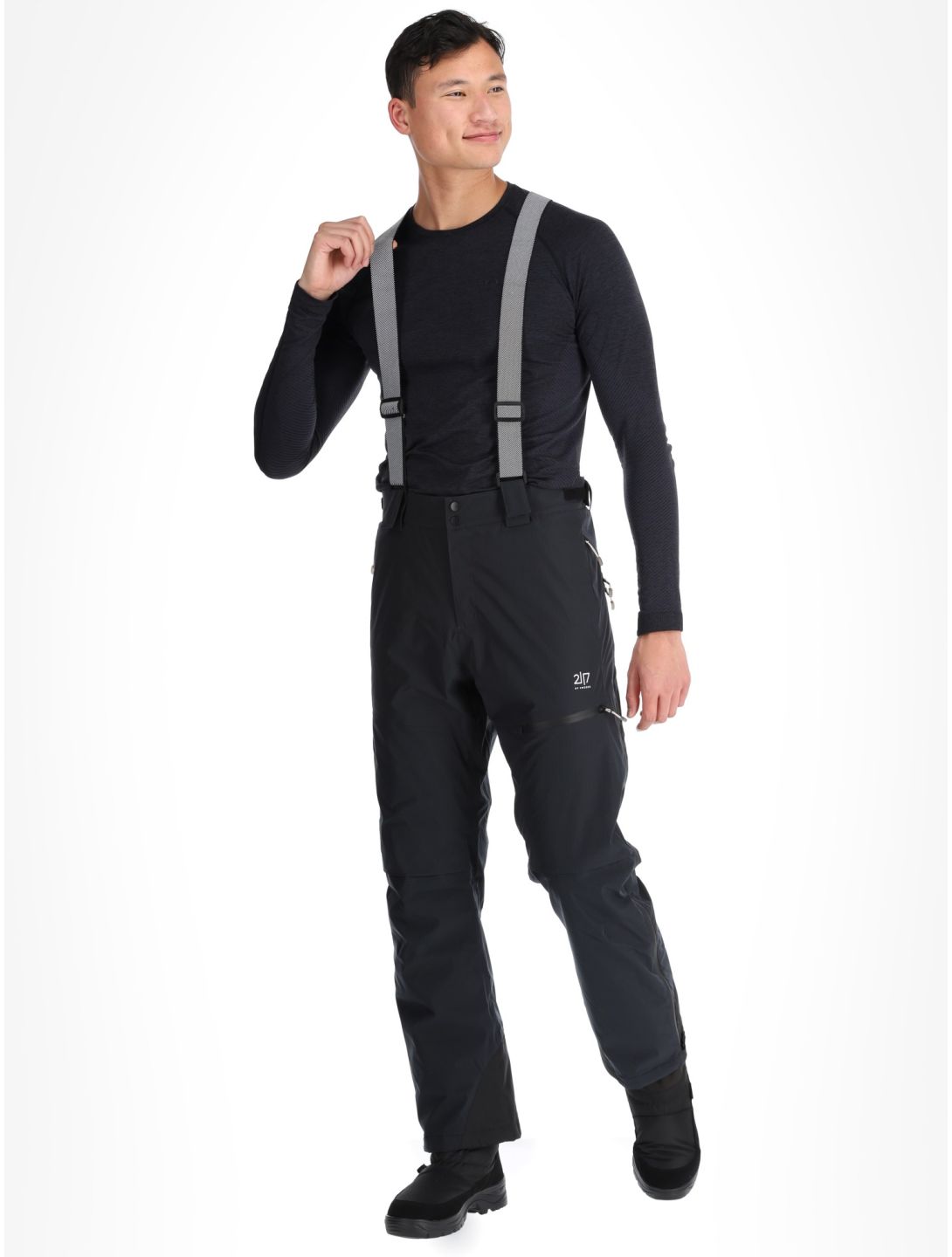 2117 of Sweden, Nausta ski pants men Black black 