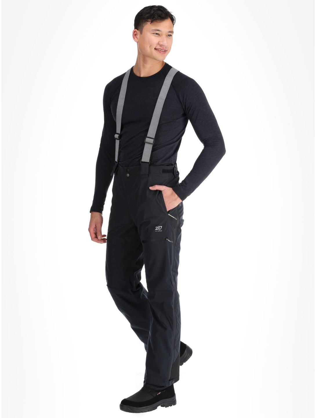 2117 of Sweden, Nausta ski pants men Black black 