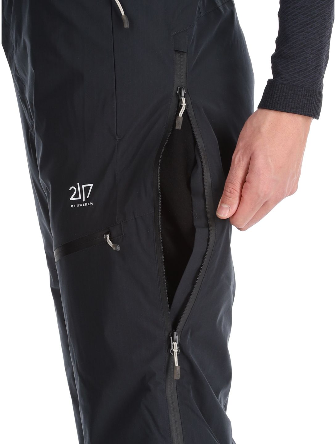 2117 of Sweden, Nausta ski pants men Black black 