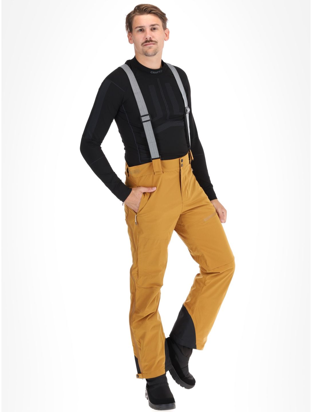 2117 of Sweden, Nausta ski pants men Gold brown 