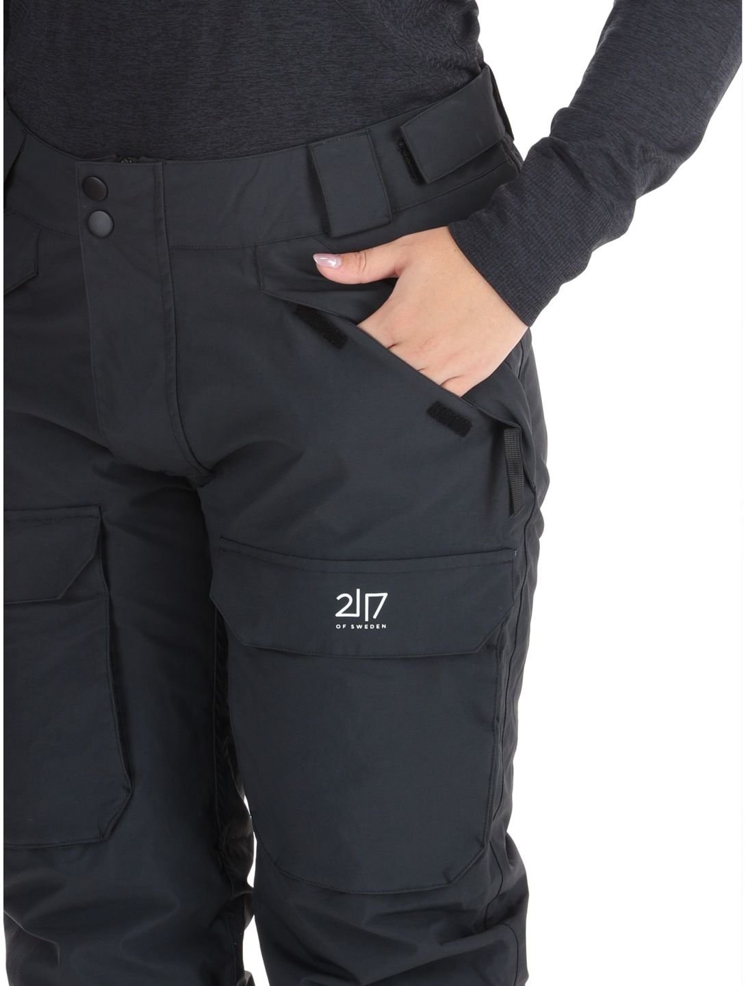 2117 of Sweden, Nelkerim ski pants women Black black 