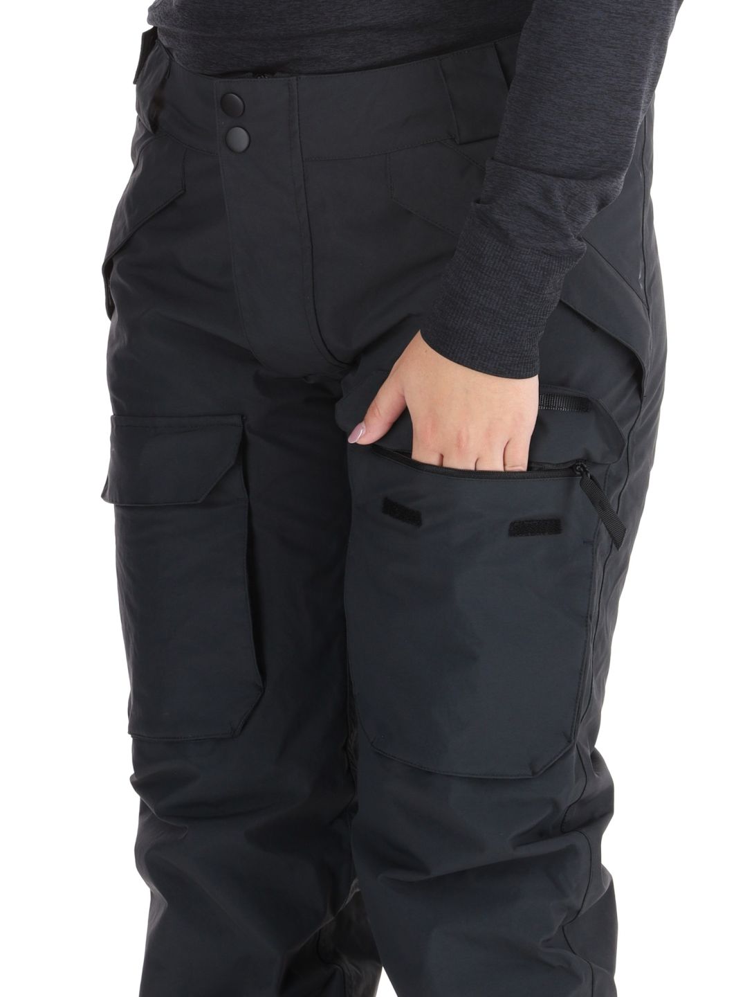 2117 of Sweden, Nelkerim ski pants women Black black 