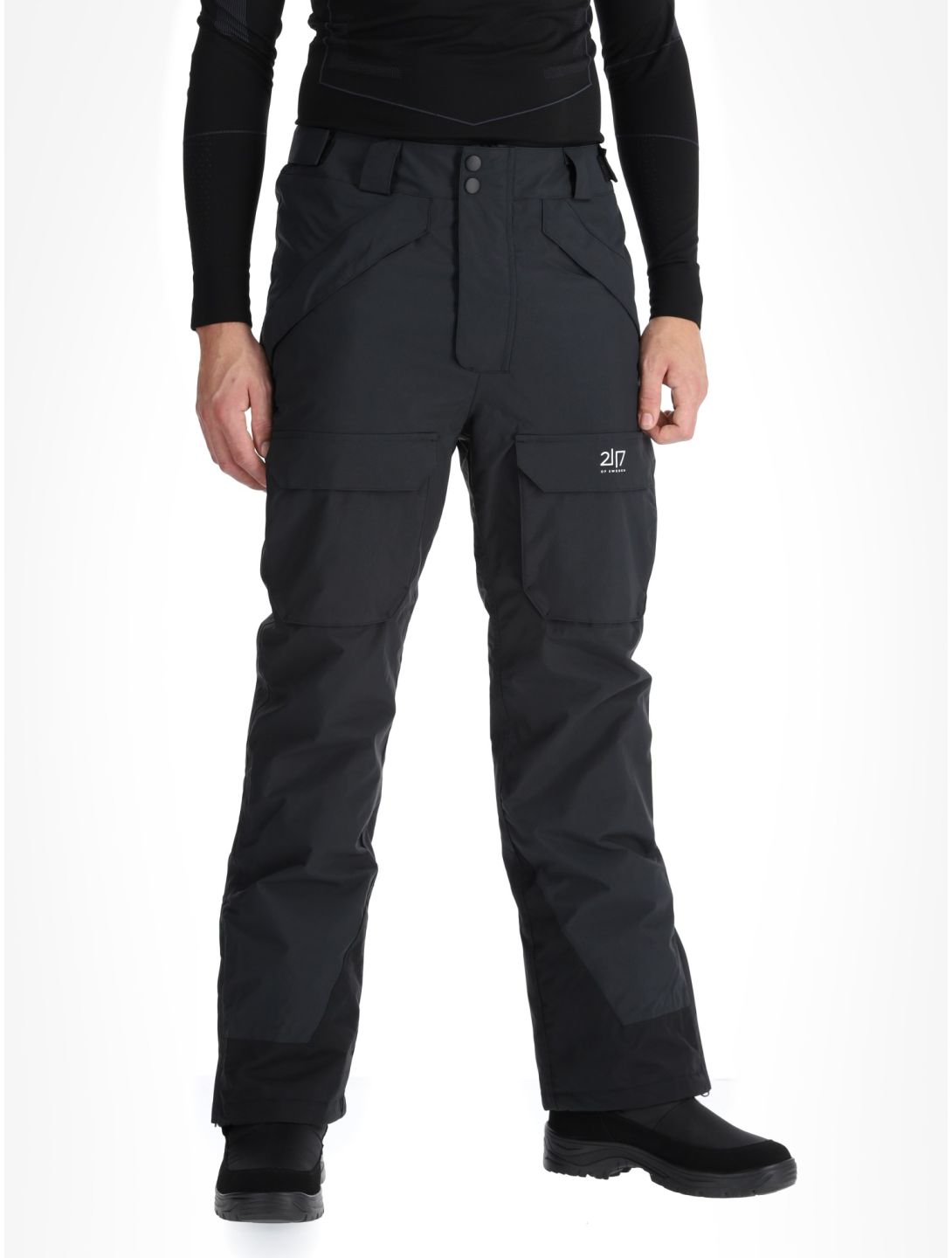 2117 of Sweden, Nelkerim ski pants men Black black 