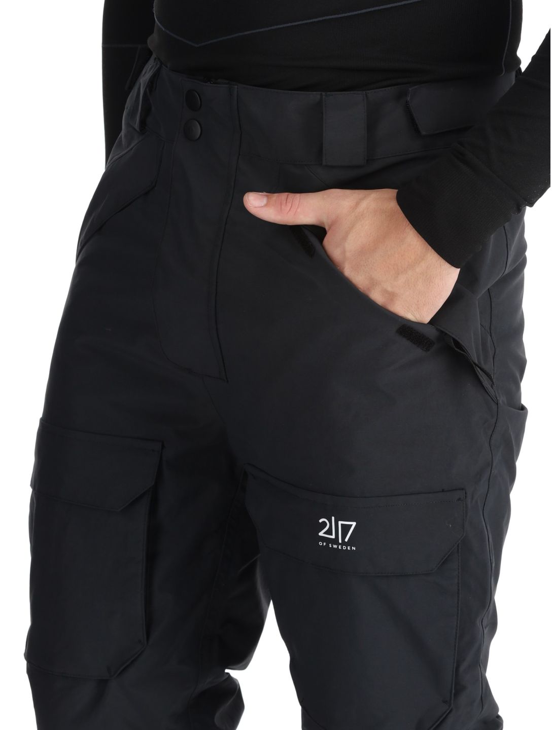 2117 of Sweden, Nelkerim ski pants men Black black 