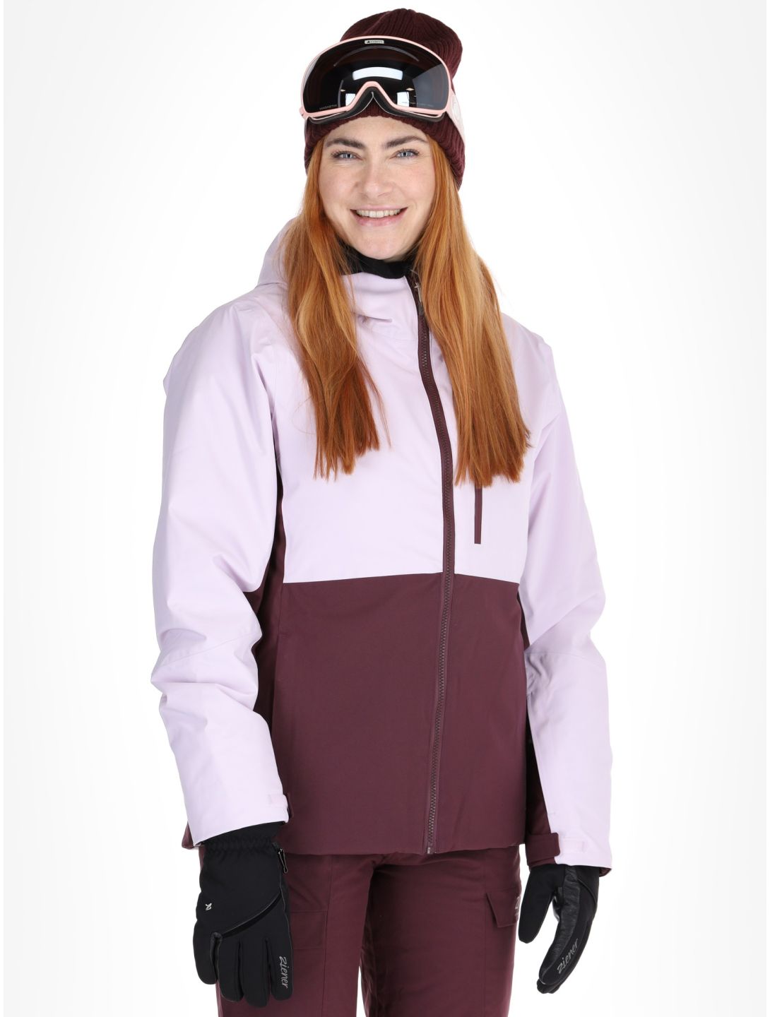 2117 of Sweden, Sala ski jacket women Dk-Plum pink, purple 