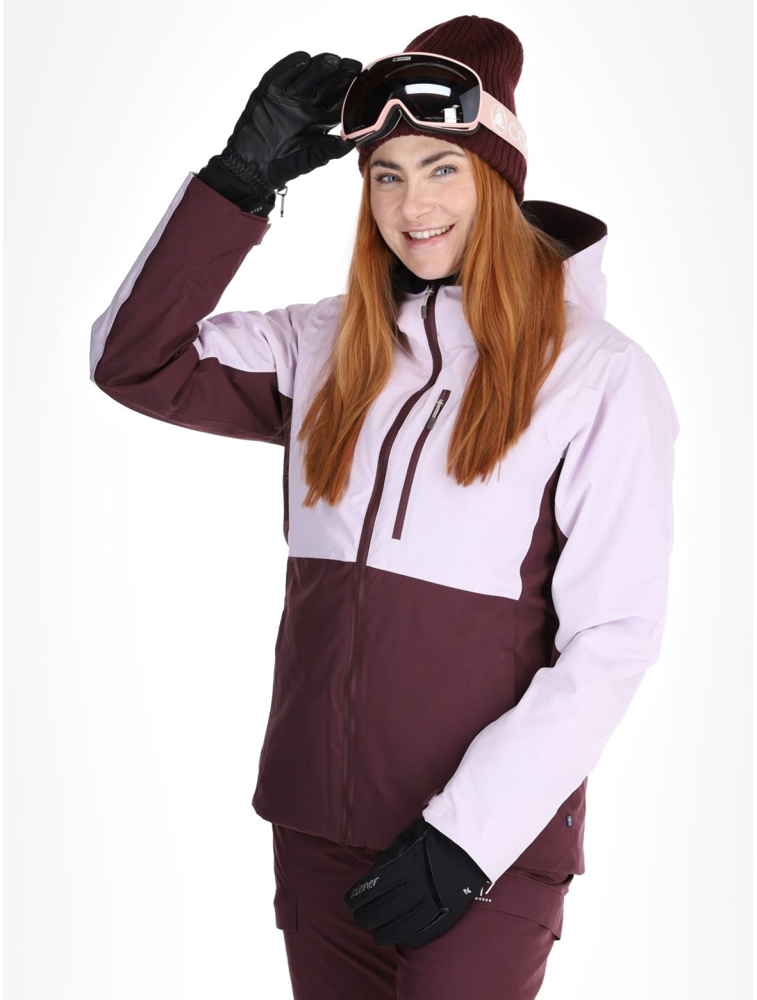 2117 of Sweden, Sala ski jacket women Dk-Plum pink, purple 