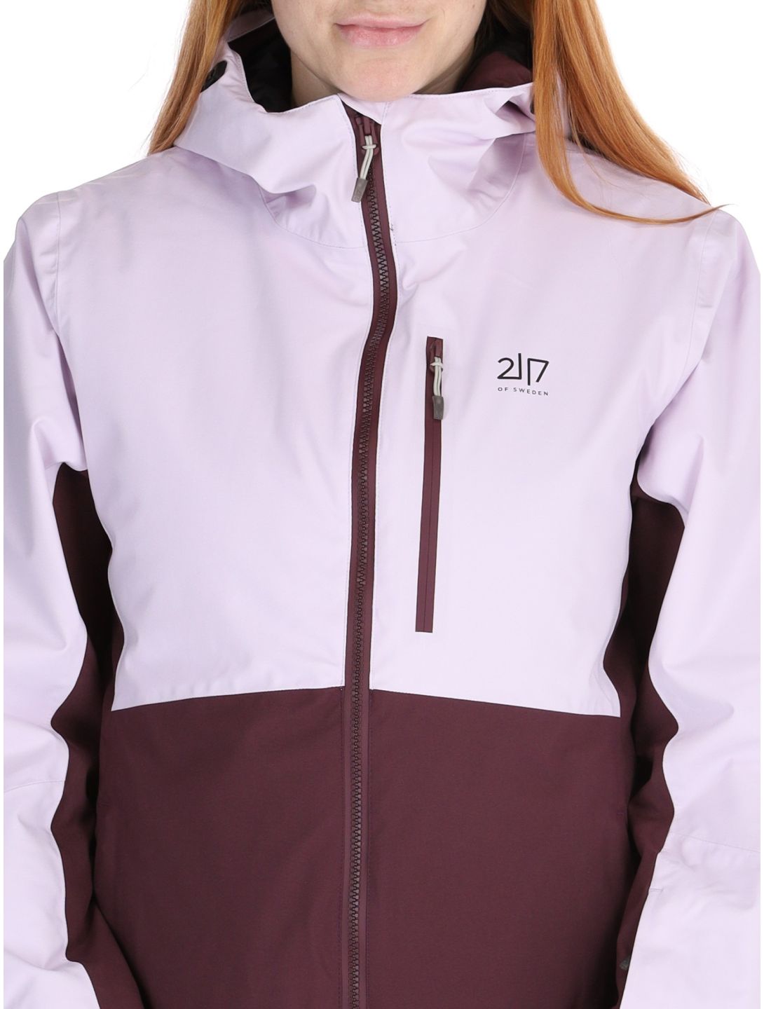 2117 of Sweden, Sala ski jacket women Dk-Plum pink, purple 