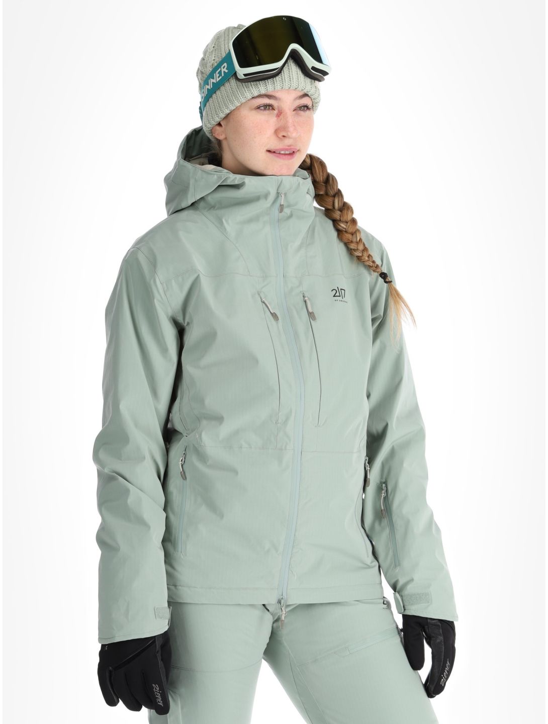 2117 of Sweden, Nausta ski jacket women Vintage Green green 