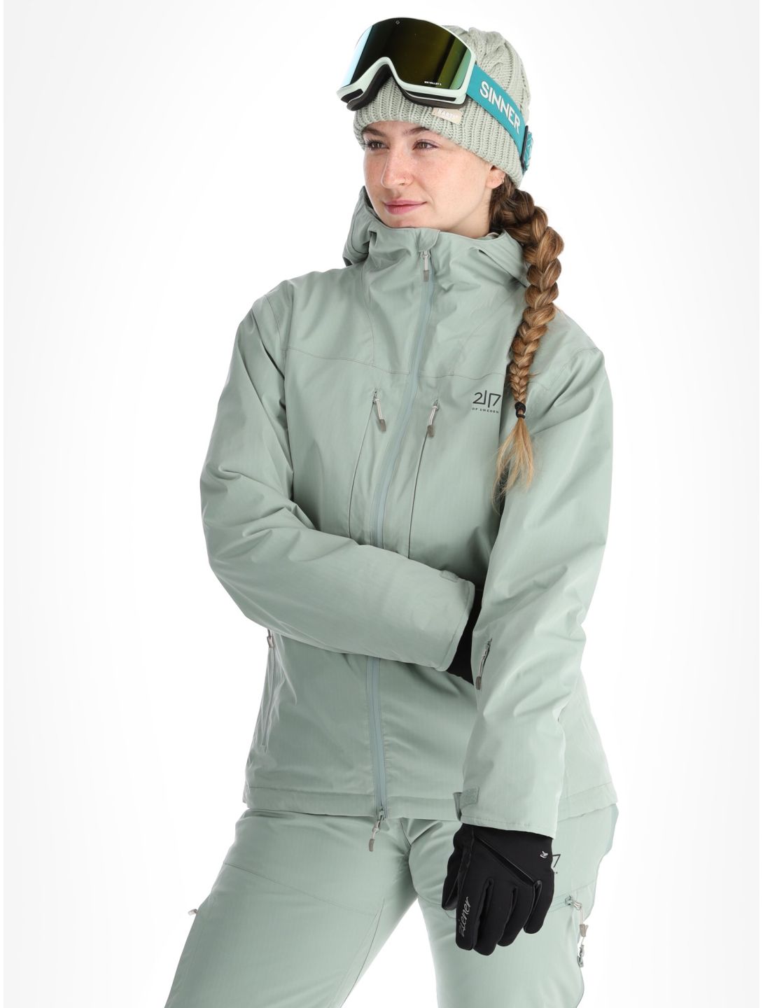 2117 of Sweden, Nausta ski jacket women Vintage Green green 