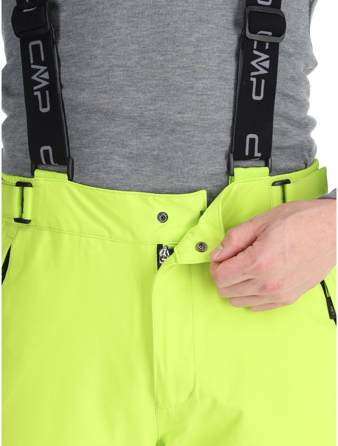 CMP, 3W17397N ski pants men Acid green 