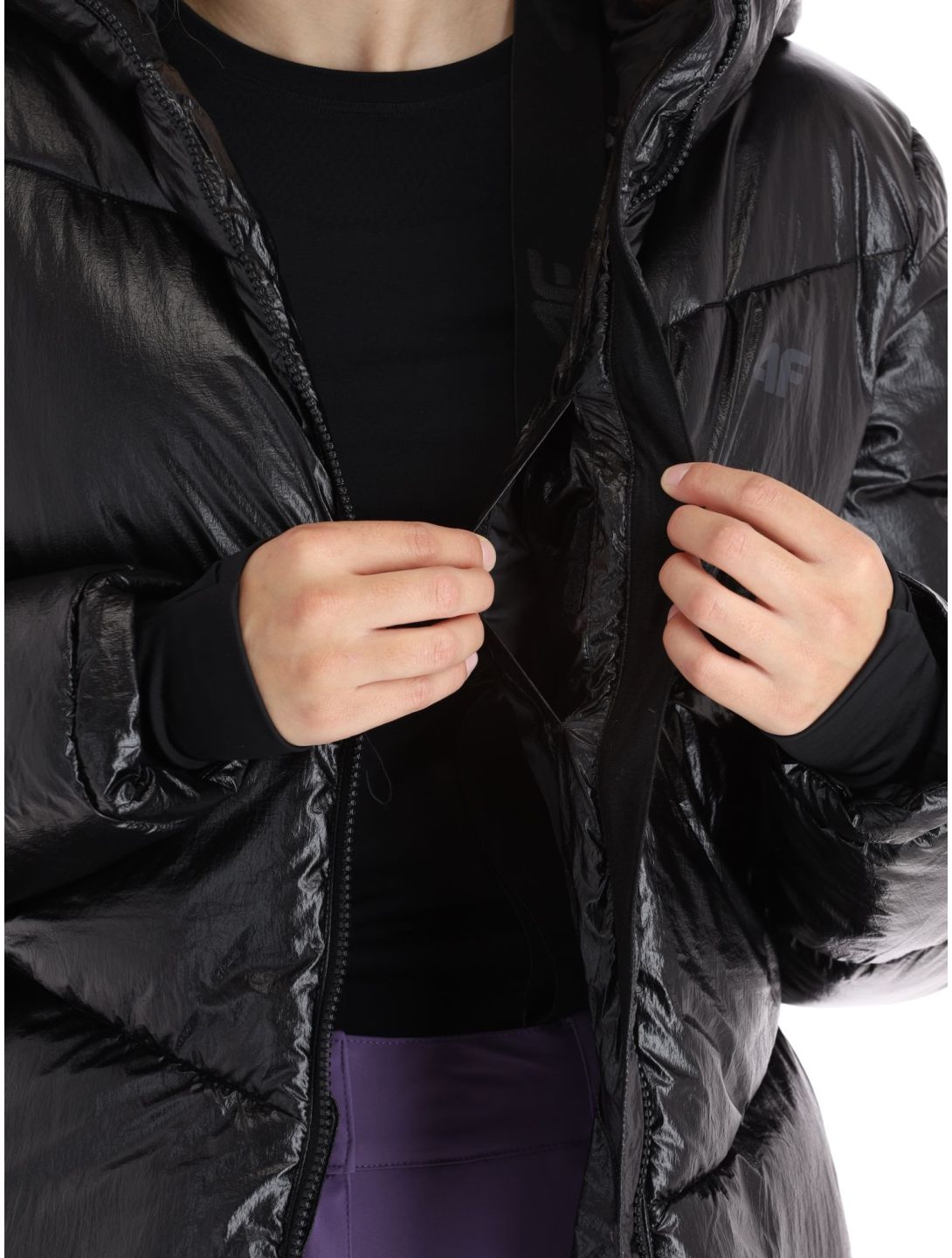 4F, Down Jacket  F277 down jacket women Black black 