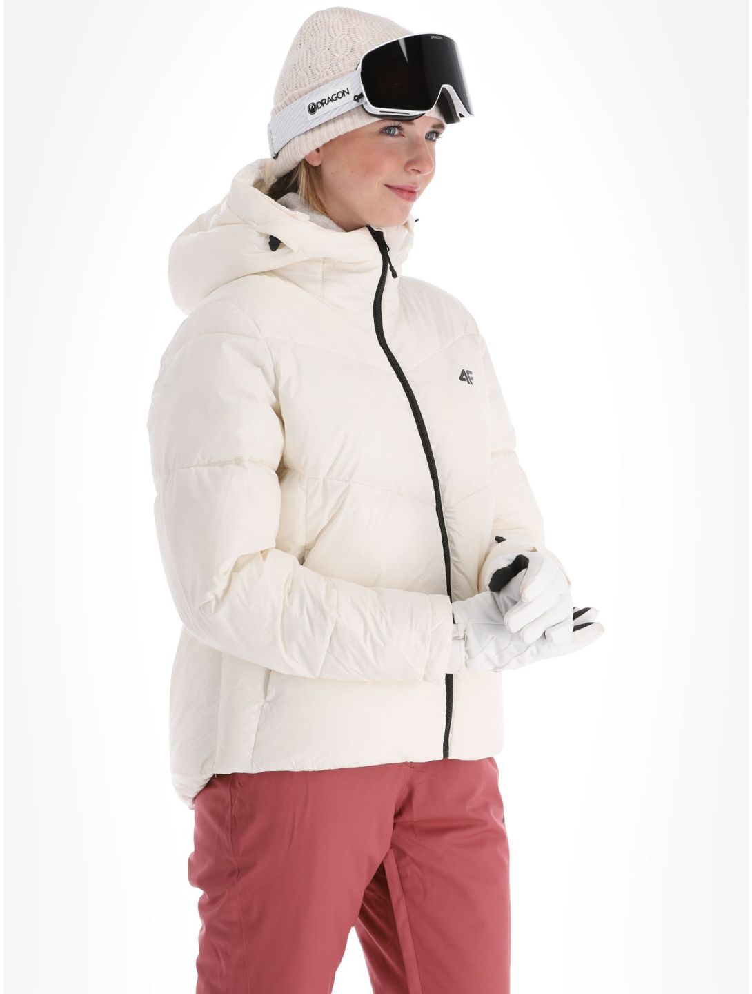 4F, Down Jacket  F277 down jacket women Off White white 