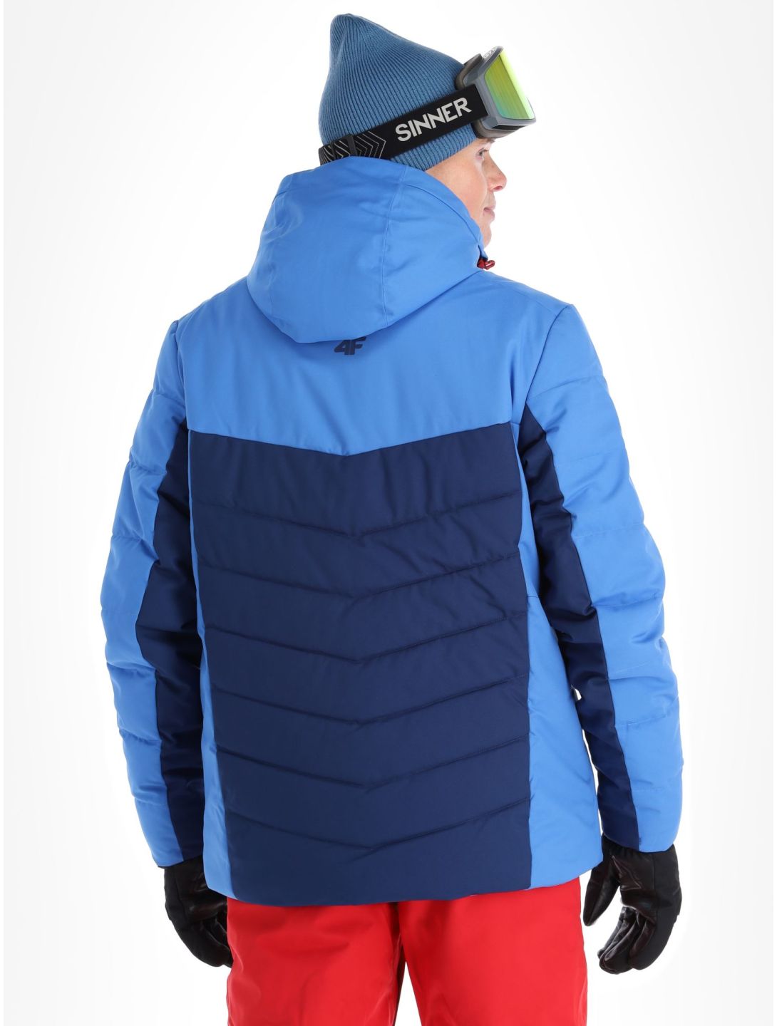 4F, Down Jacket  M278 down jacket men Blue blue 