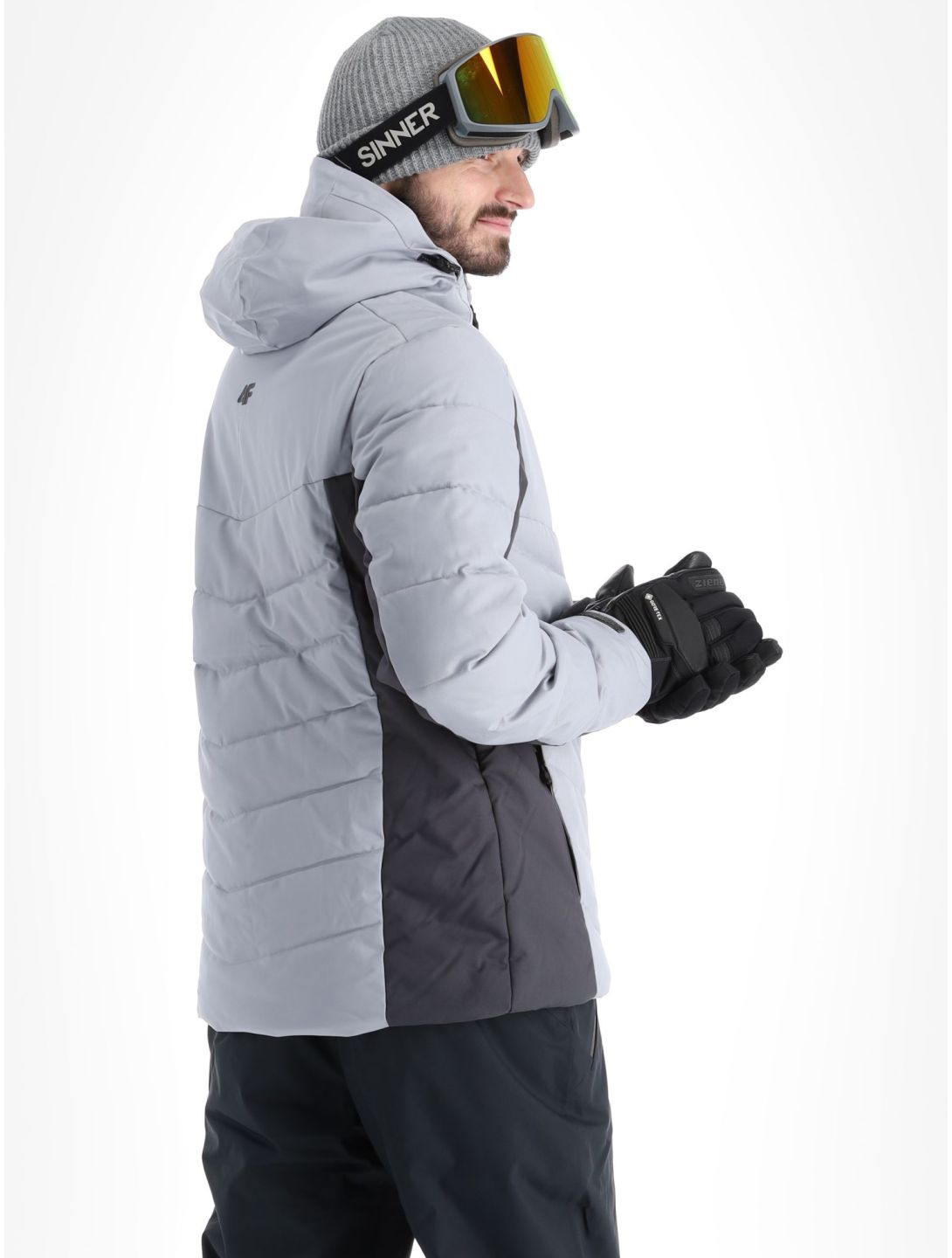 4F, Down Jacket  M278 down jacket men Grey grey 