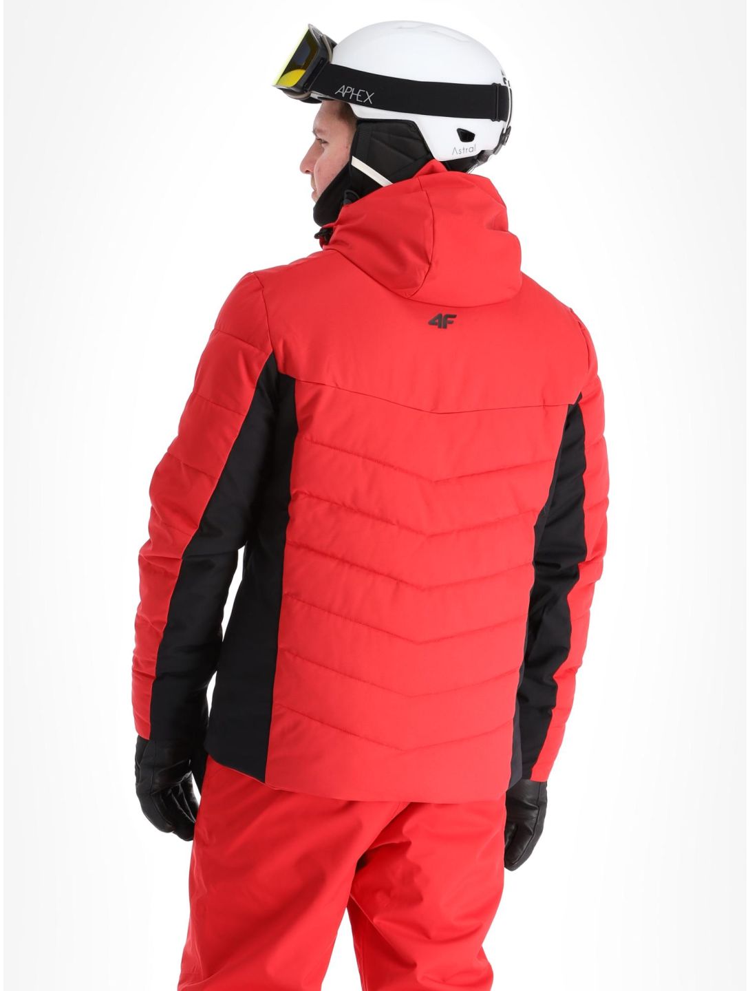 4F, Down Jacket  M278 down jacket men Red black, red 