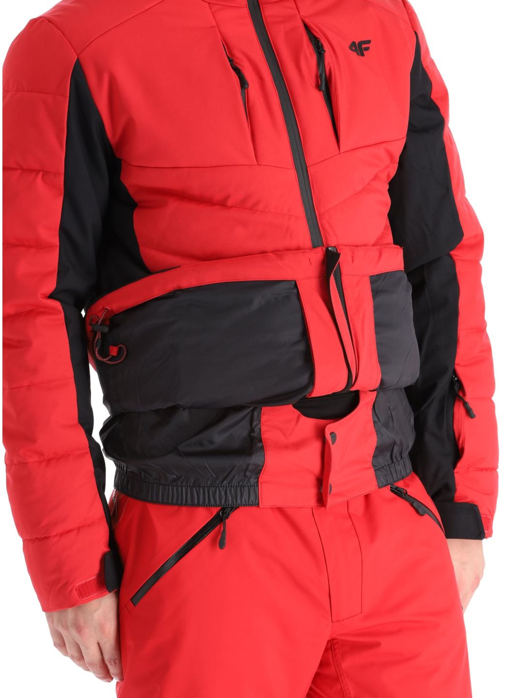 4F, Down Jacket  M278 down jacket men Red black, red 