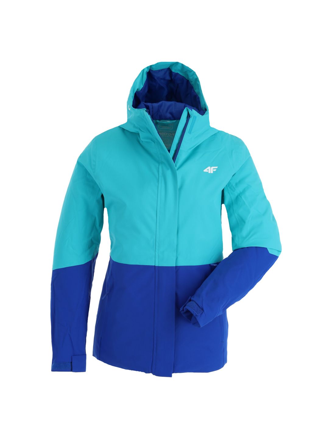 4F, H4Z20-KUDN002 ski jacket women turqouise blue