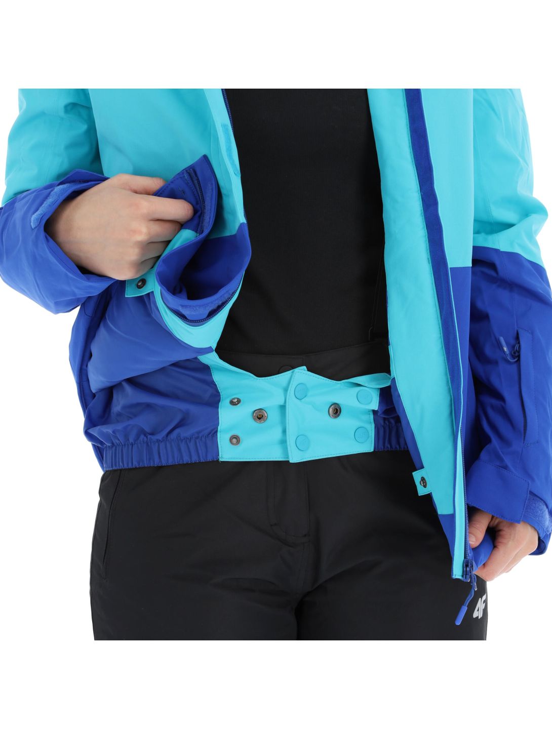 4F, H4Z20-KUDN002 ski jacket women turqouise blue