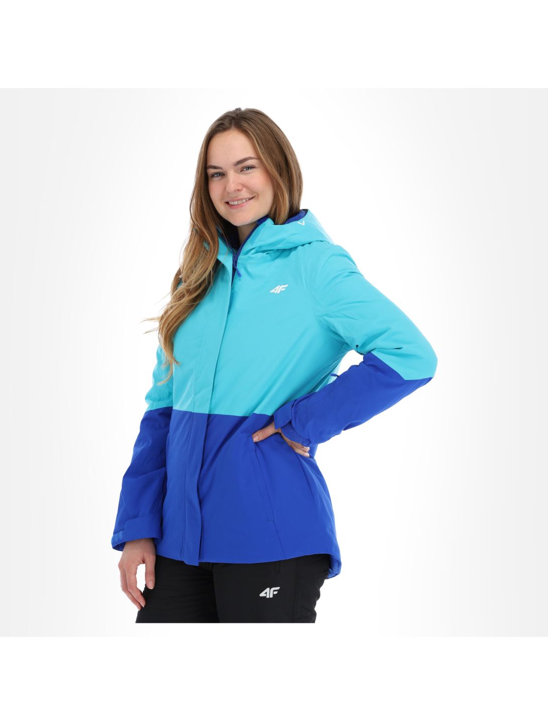 4F, H4Z20-KUDN002 ski jacket women turqouise blue