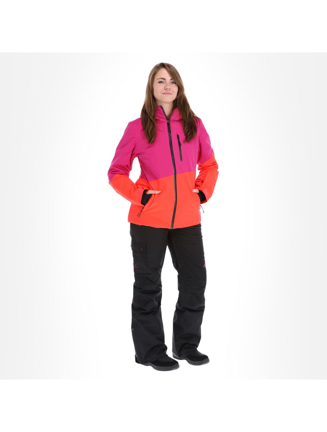 4F, H4Z20-KUDN005 ski jacket women pink