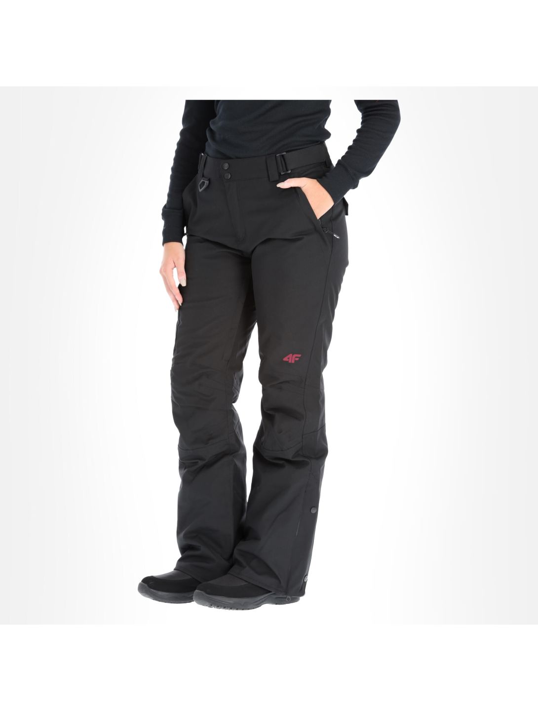 4F, H4Z20-SPDS001 ski pants women deep black