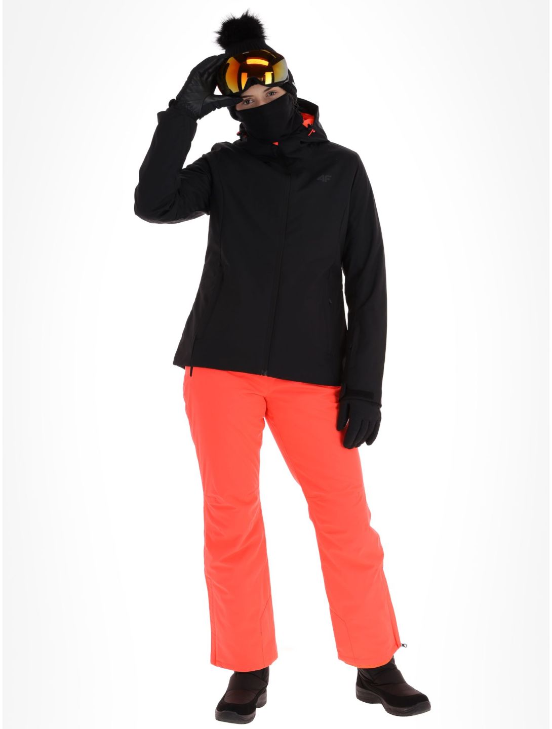 4F, Jacket  F120 ski jacket women Black black 