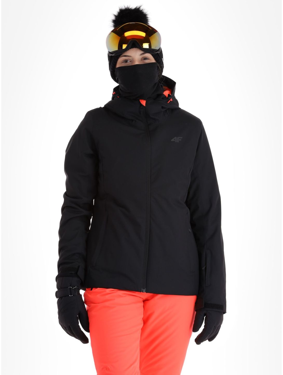 4F, Jacket  F120 ski jacket women Black black 