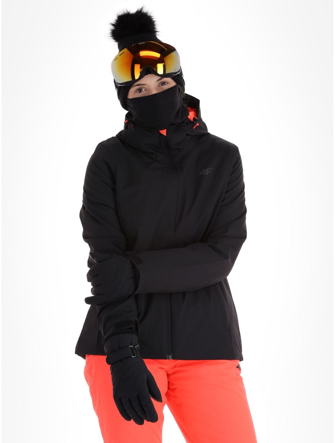 4F, Jacket  F120 ski jacket women Black black 