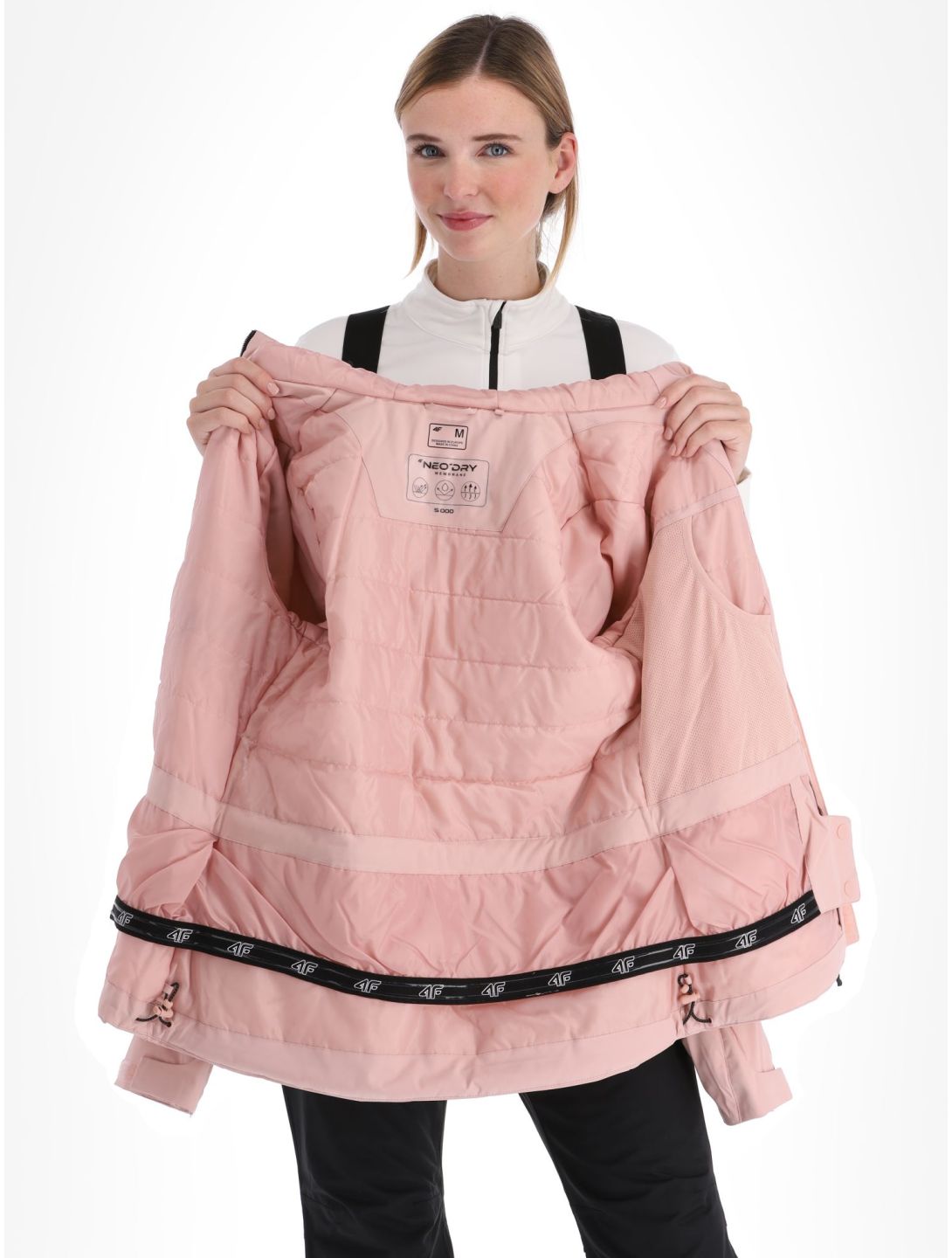 4F, Jacket  F120 ski jacket women Light Pink pink 