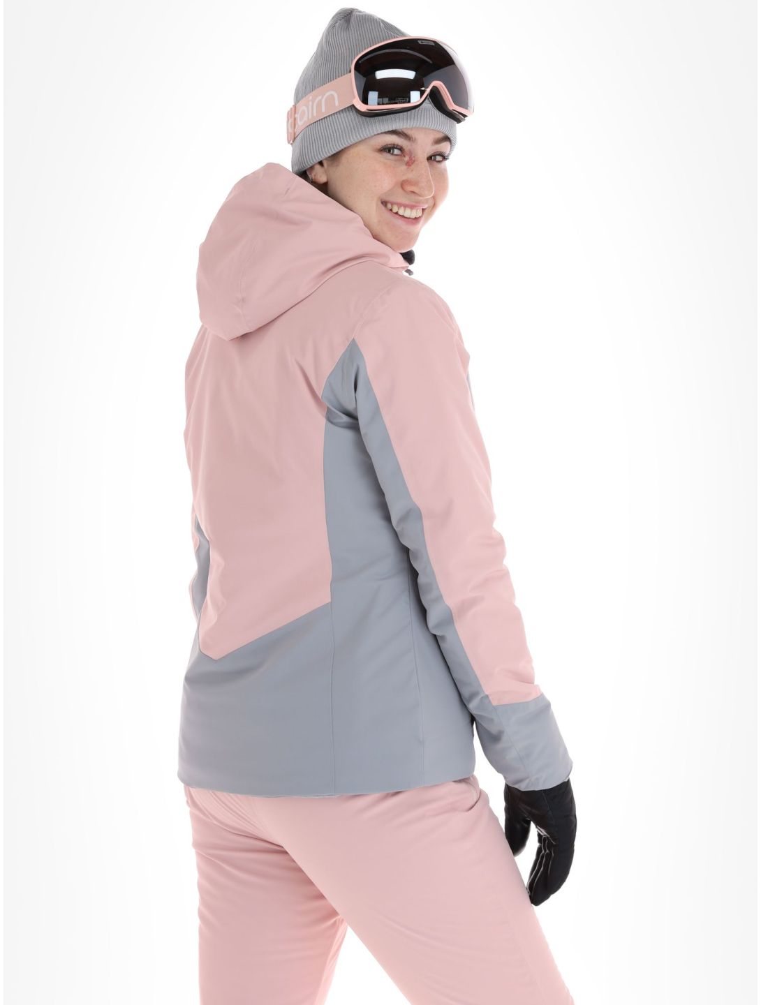 4F, Jacket  F121 ski jacket women Light Pink grey, pink 