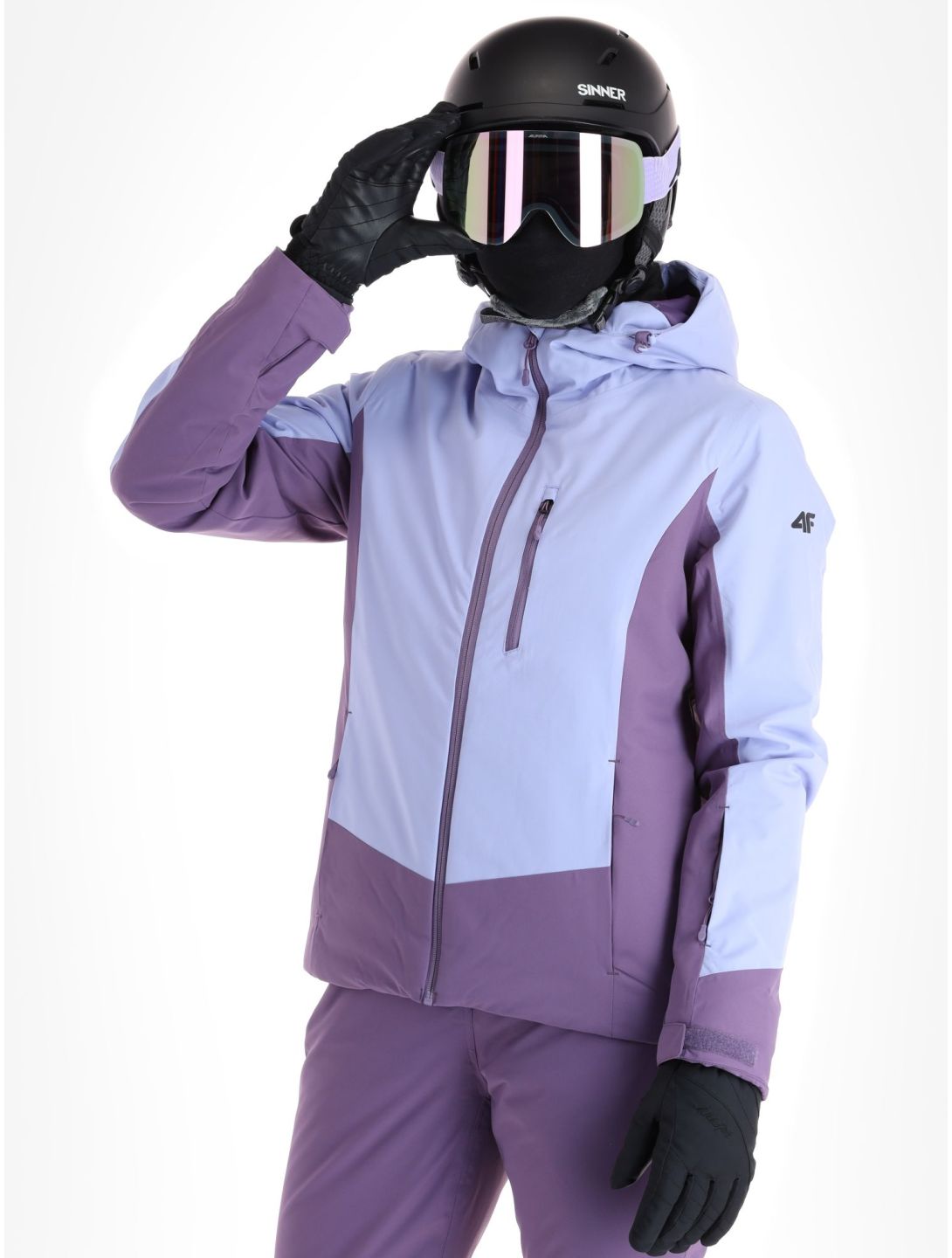 4F, Jacket  F121 ski jacket women Light Violet purple 