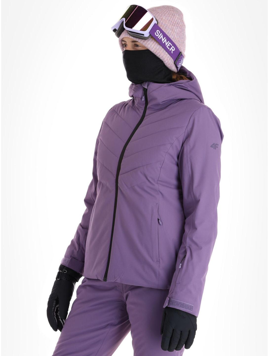 4F, Jacket  F122 ski jacket women Dark Violet purple 