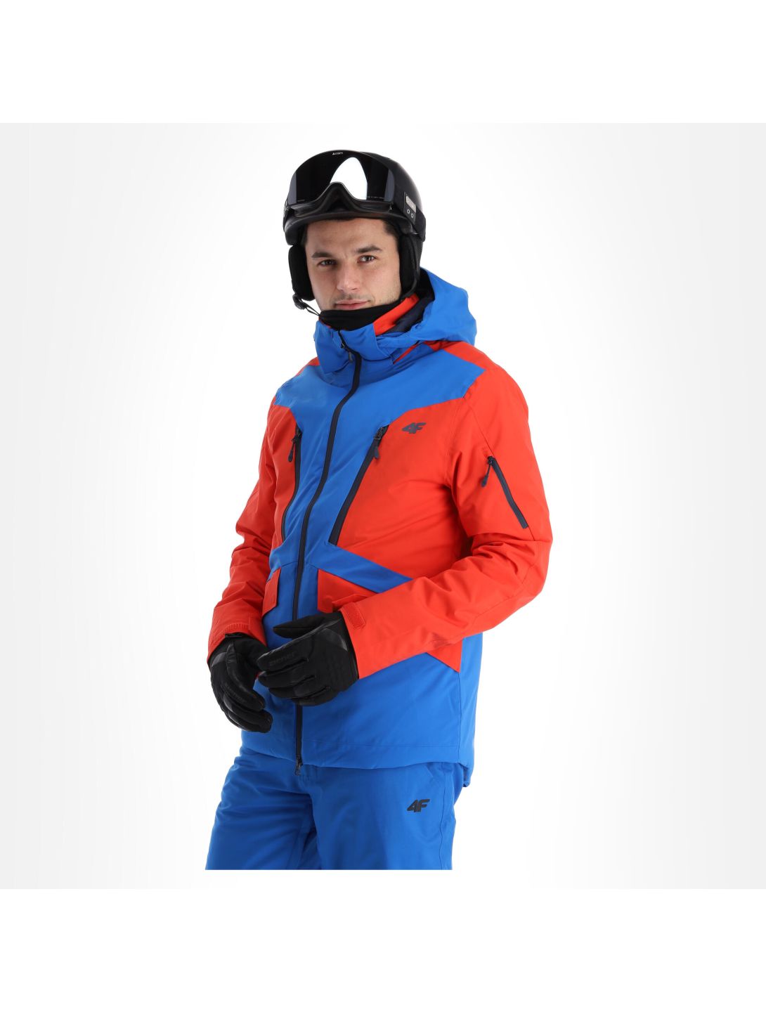 4F, Kumn008 ski jacket men cobalt blue 