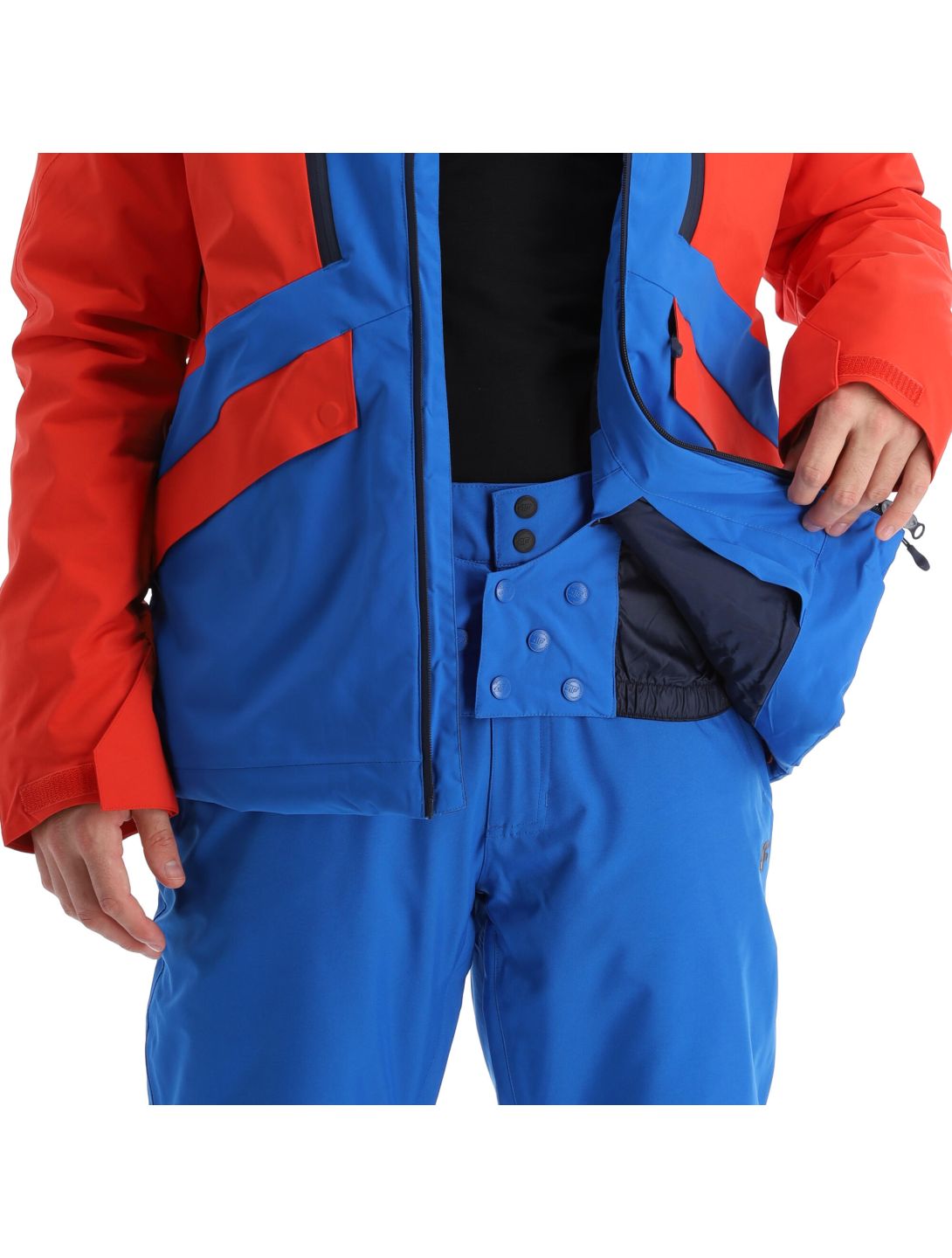 4F, Kumn008 ski jacket men cobalt blue 