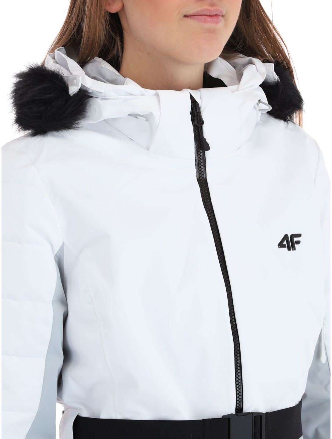 4F, Technical Jacket  F337 ski jacket women Cold Light Grey grey 