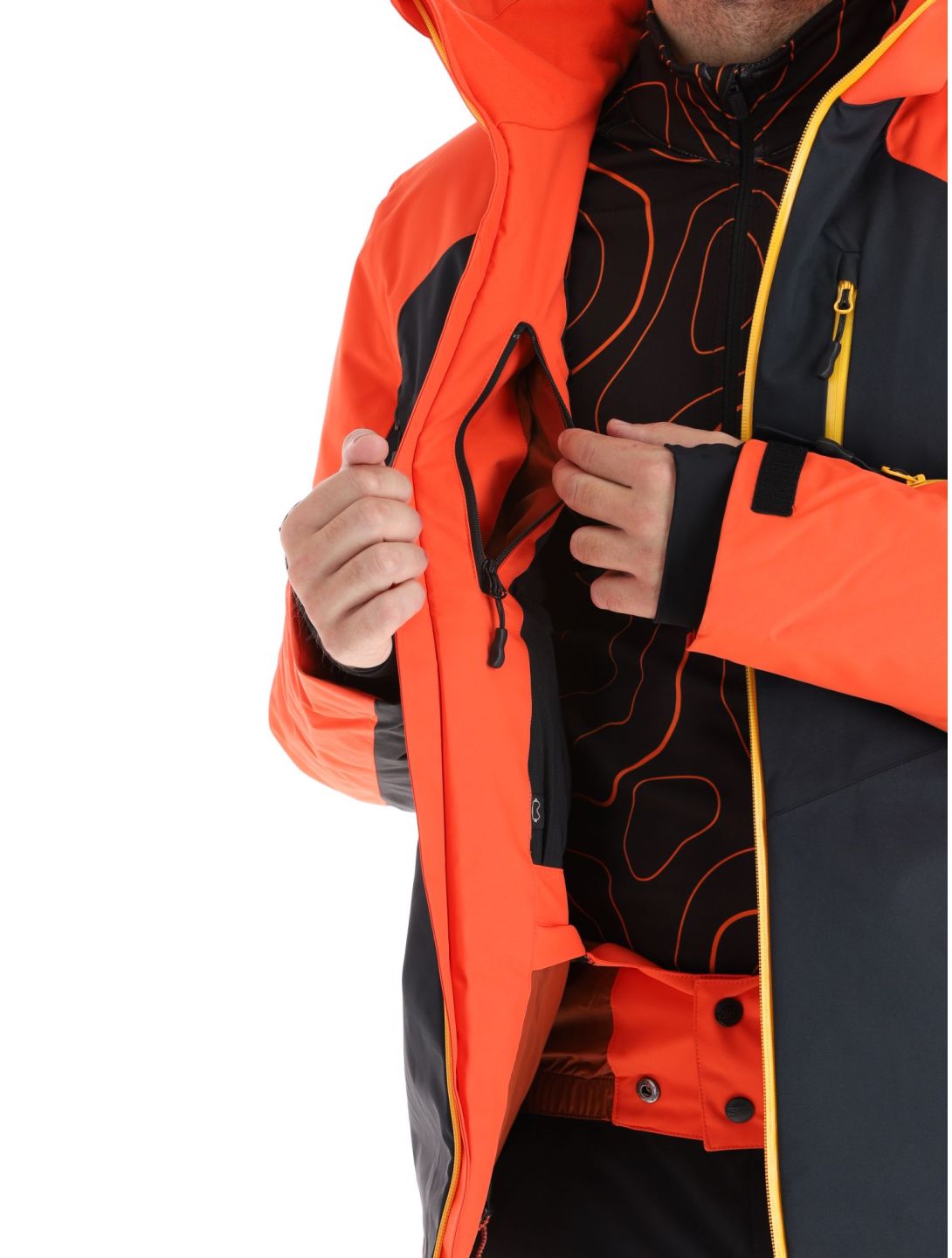 4F, Technical Jacket  M283 ski jacket men Black black 