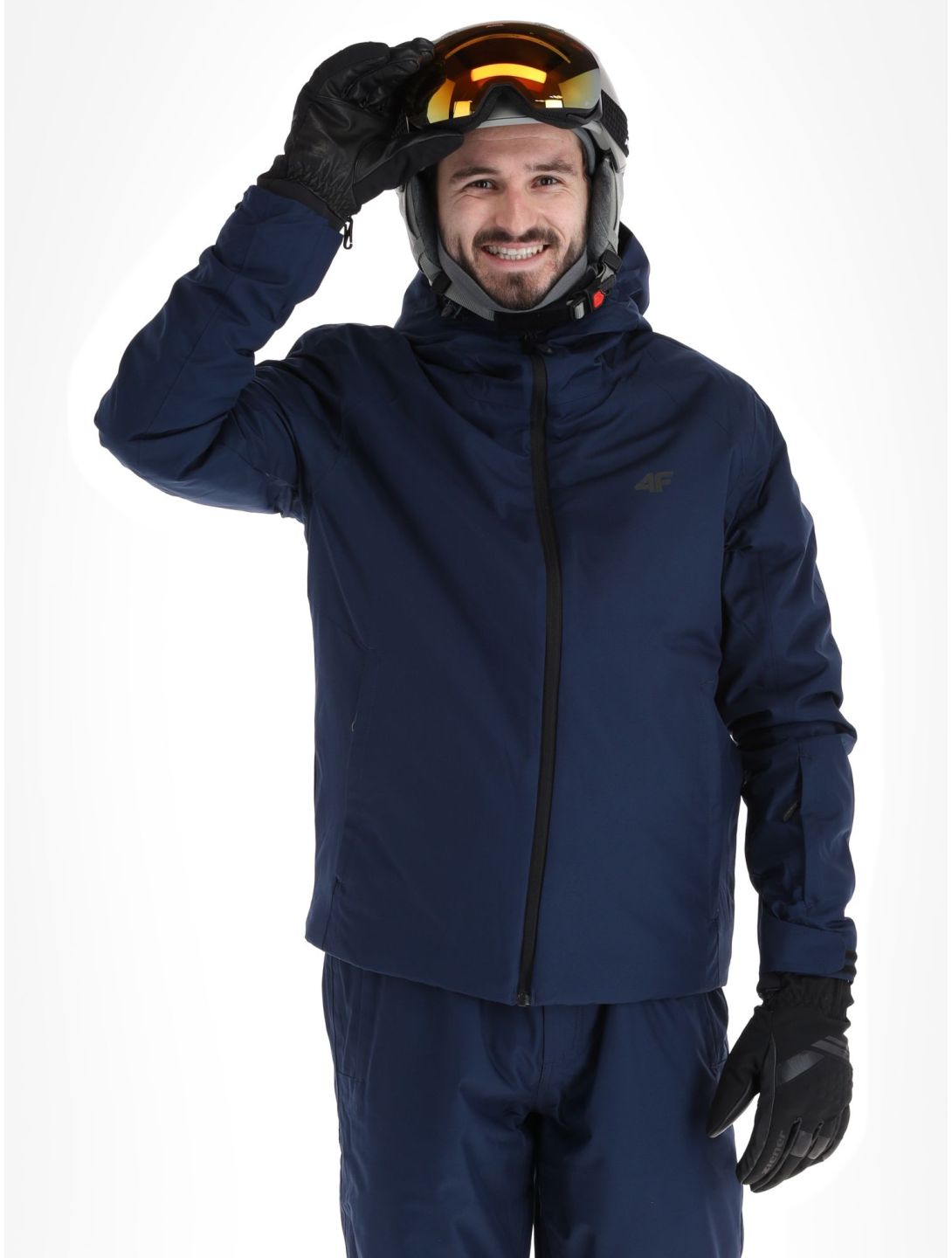 4F, Technical Jacket  M305 ski jacket men Navy blue 