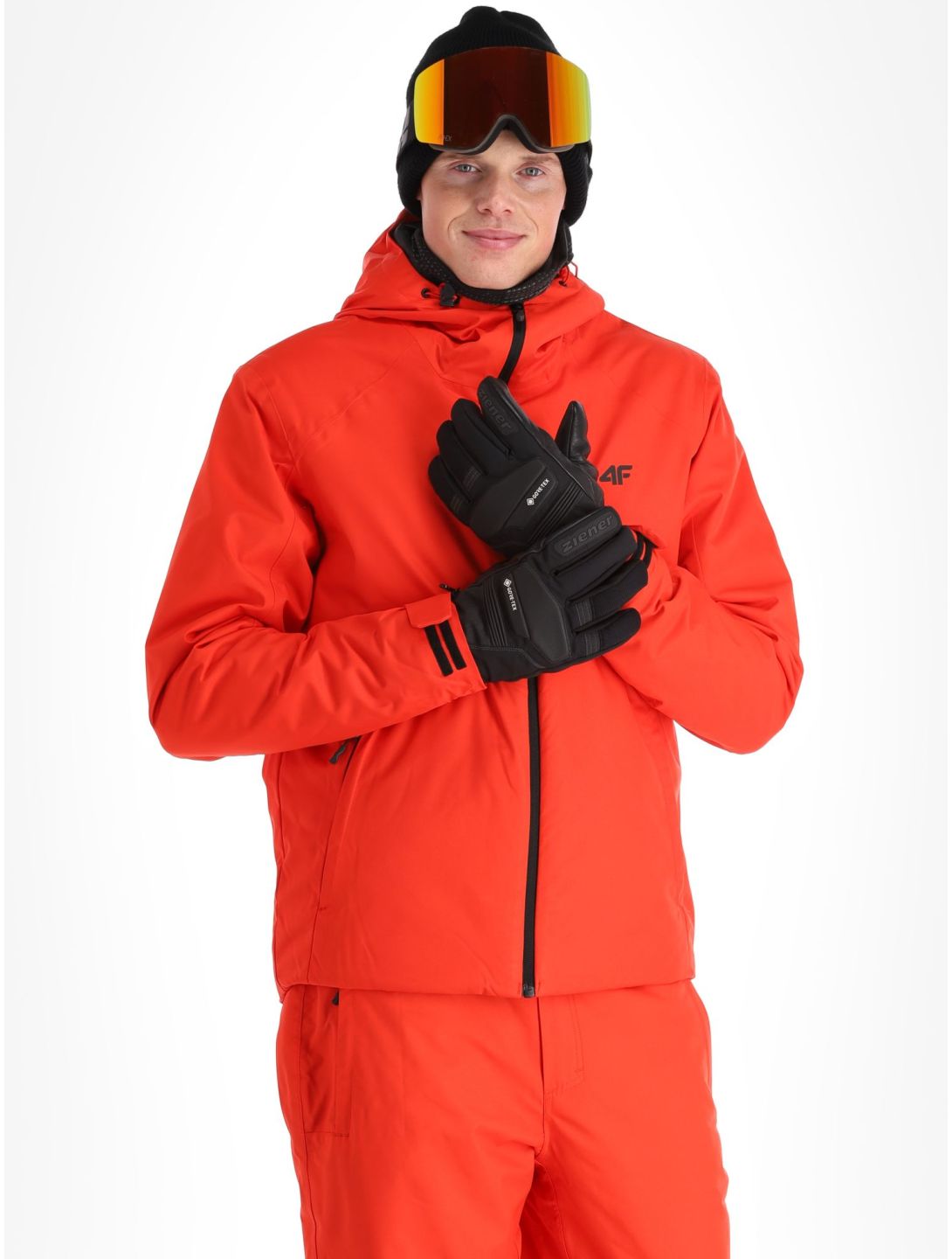 4F, Technical Jacket  M305 ski jacket men Red red 