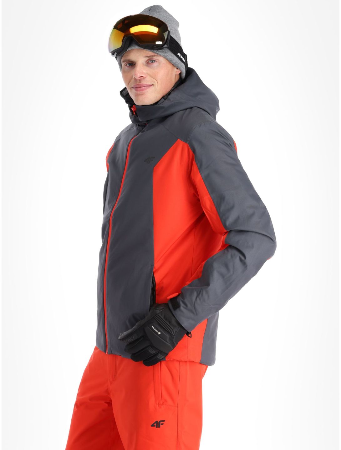 4F, Technical Jacket  M306 ski jacket men Red red 