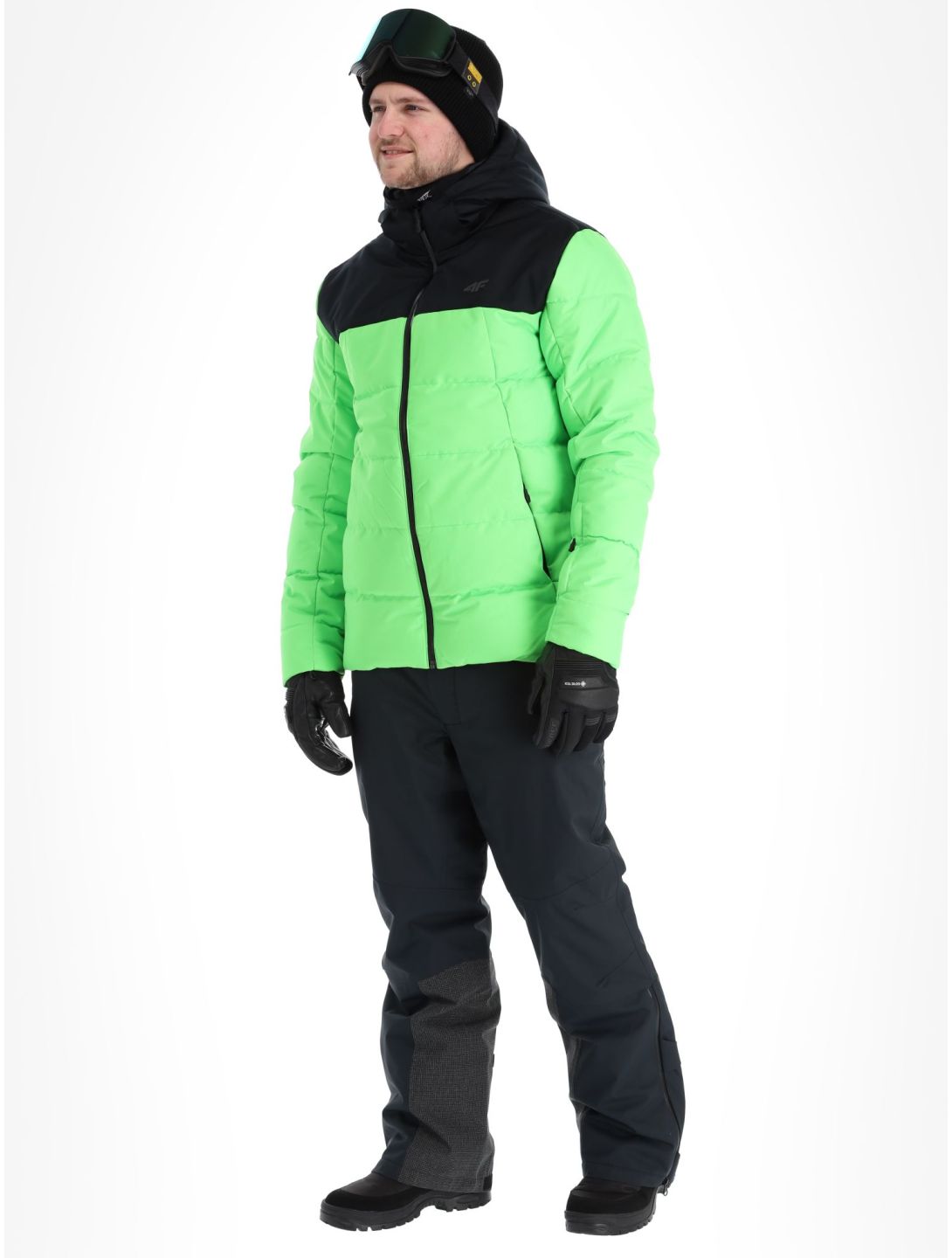 4F, Technical Jacket  M307 ski jacket men Canary Green green 