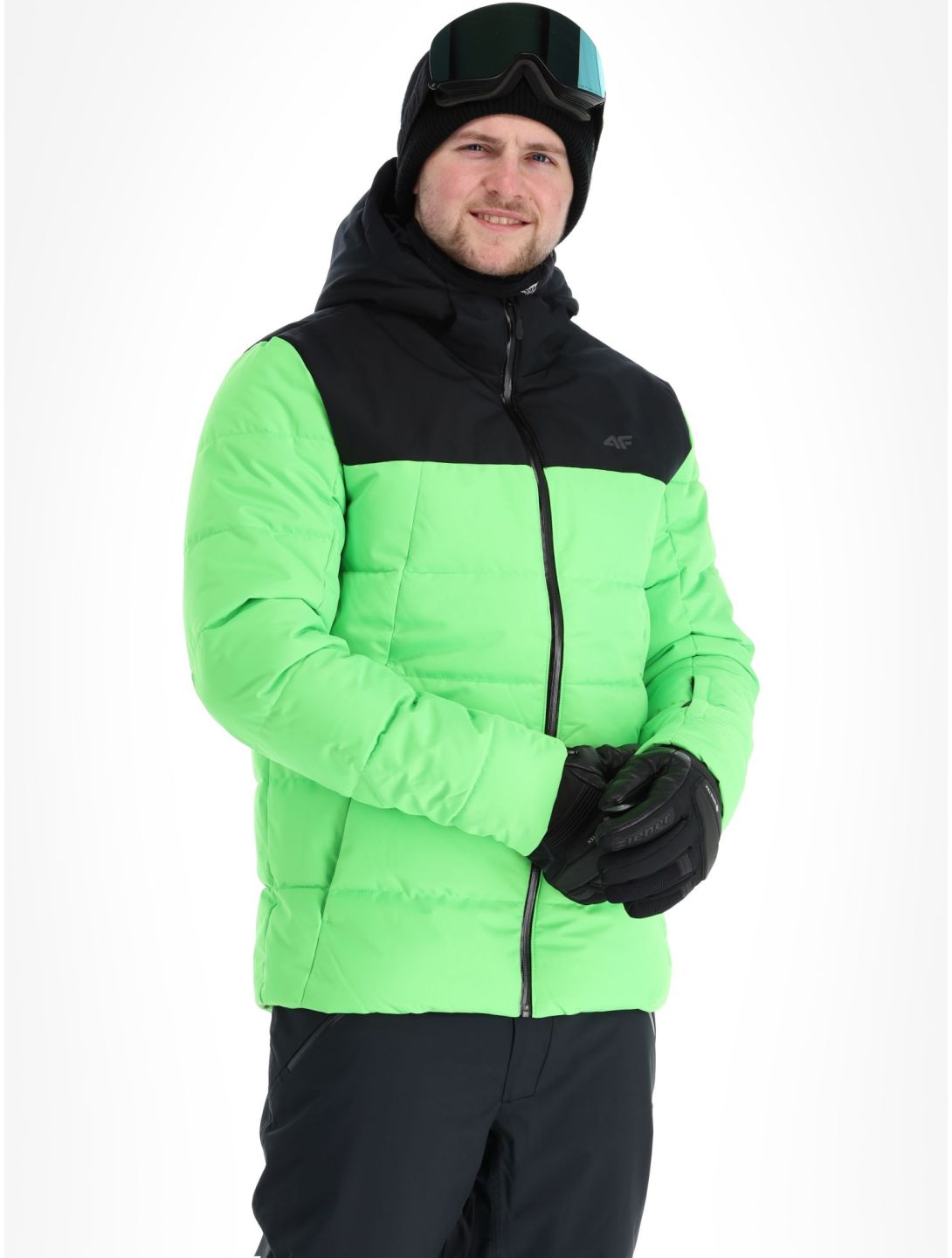 4F, Technical Jacket  M307 ski jacket men Canary Green green 