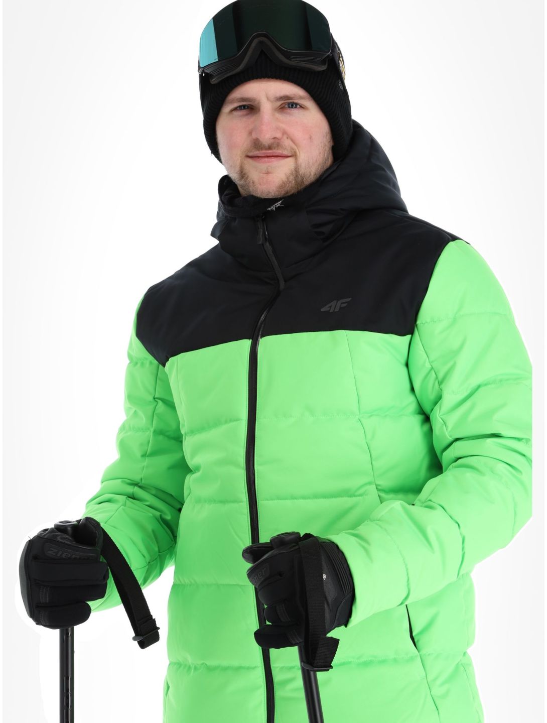 4F, Technical Jacket  M307 ski jacket men Canary Green green 