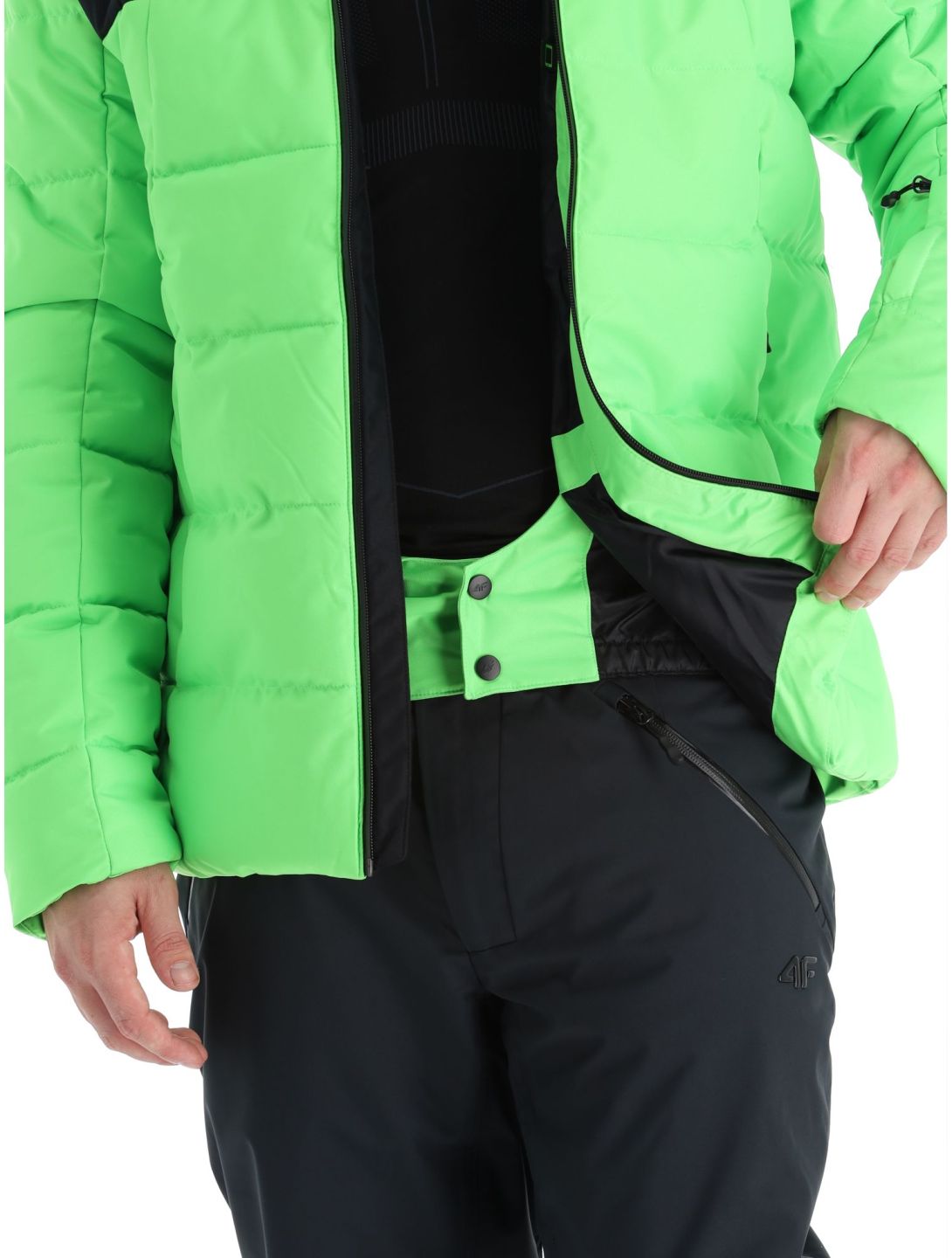 4F, Technical Jacket  M307 ski jacket men Canary Green green 