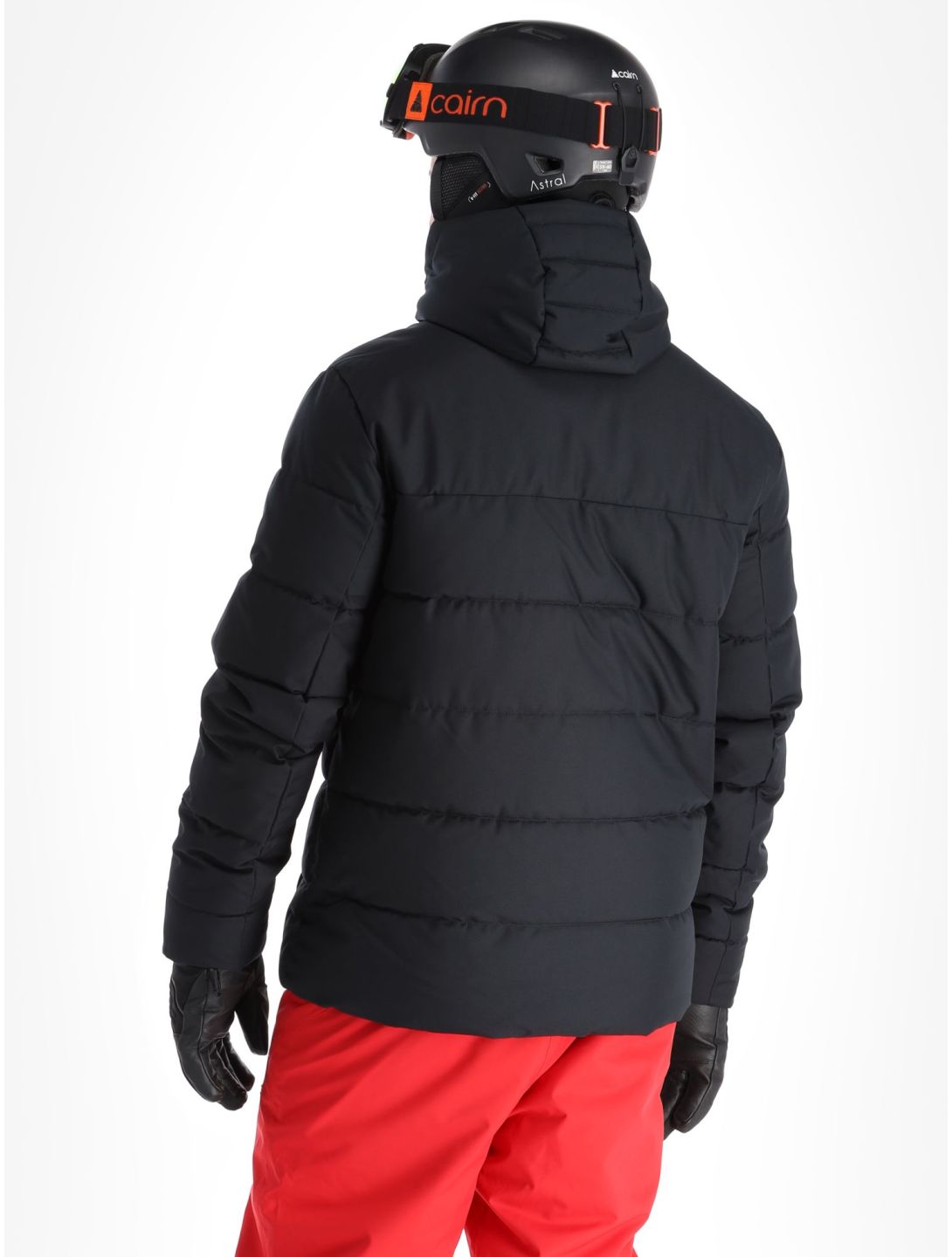 4F, Technical Jacket  M307 ski jacket men Deep Black black 